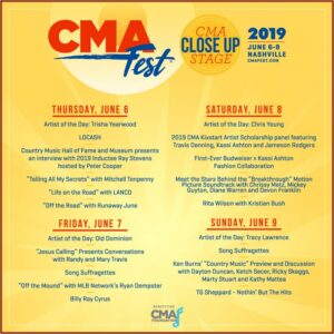 Cma Fest 2019 Lineup Release Date