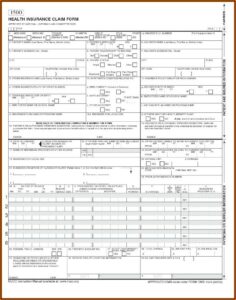 Cms 1500 Blank Form