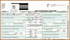 Cms 1500 Form Sample Completed