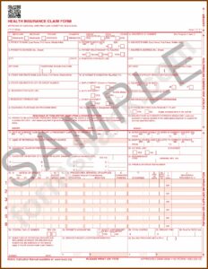 Cms 1500 Form Sample Pdf