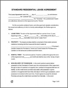 Commercial Lease Agreement Template South Africa