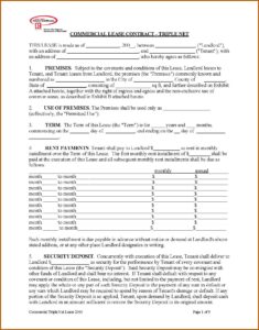 Commercial Lease Contract Pdf