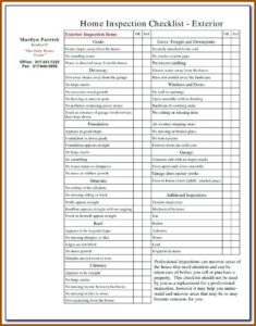 Commercial Property Inspection Form