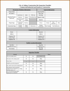 Commercial Property Inspection Report Template