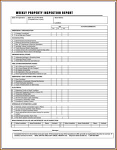 Commercial Property Inspection Template