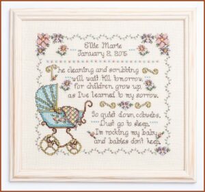 Counted Cross Stitch Birth Sampler Patterns