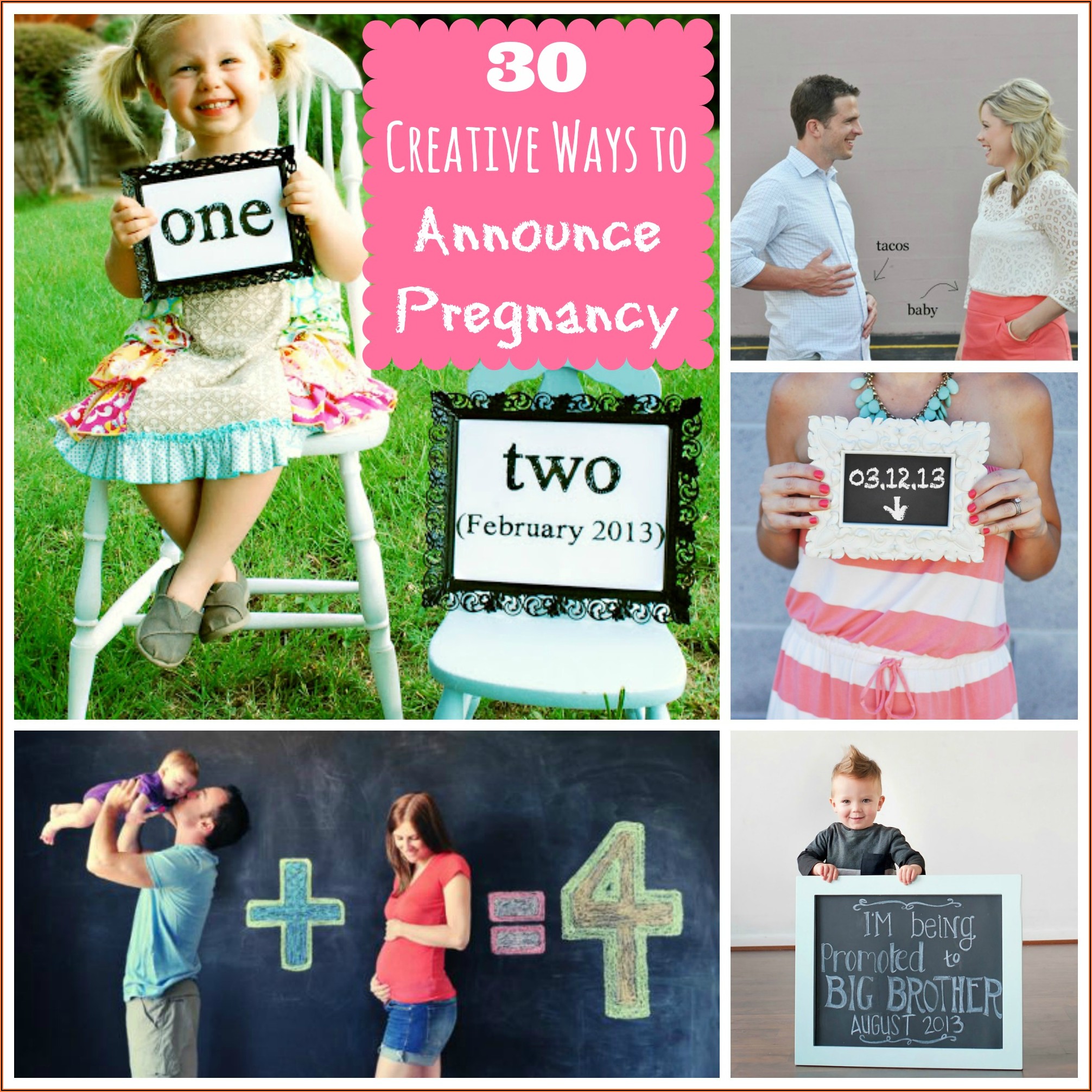 Creative Ways To Announce Pregnancy To Family In Person