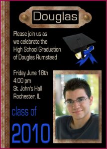 Custom Graduation Photo Invitation