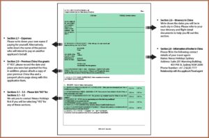 Download Visa Application Form For China From India