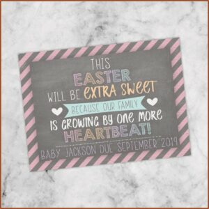 Easter Baby Announcement Ideas