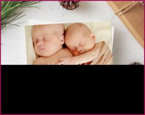 Etsy Twin Birth Announcements