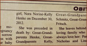 Facebook Death Announcement Sample