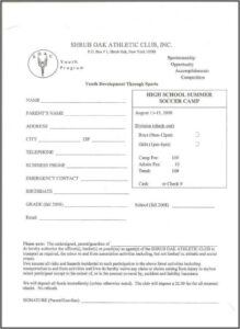 Family Day Care Enrolment Form Template