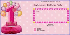 First Birthday Invitation Message For Baby Boy In Marathi