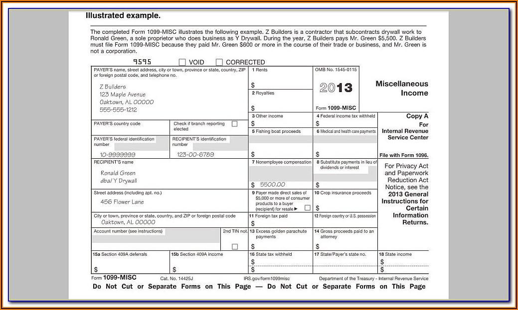 Form 1099 Int (rev. 10 2013) From Irs