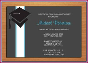 Formal College Graduation Announcement Wording