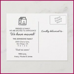 Free Business Moving Announcement Template