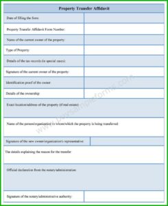 Free General Affidavit Template Word South Africa