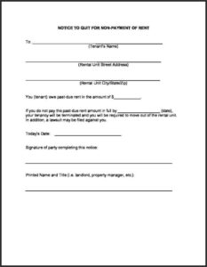 Free Kentucky Eviction Notice Form