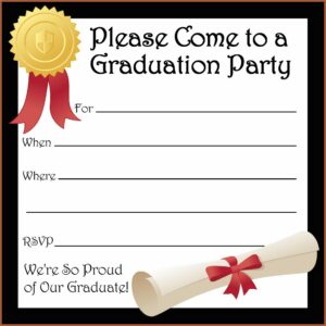 Free Printable Graduation Invitation