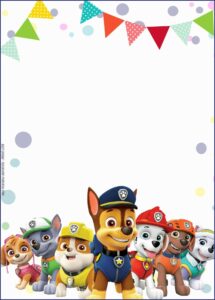 Free Printable Paw Patrol Invitation Template