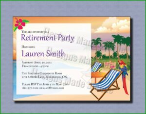 Free Retirement Party Invitation Flyer Templates