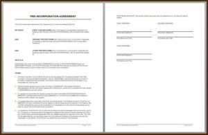 Free Silent Partnership Agreement Template