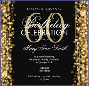 Funny 60th Birthday Invitation Wording Ideas