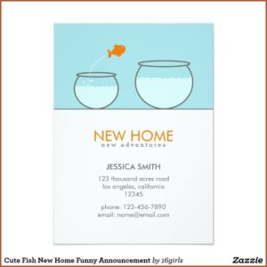 Funny Moving Announcements Postcards