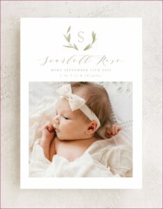 Gender Neutral Birth Announcements