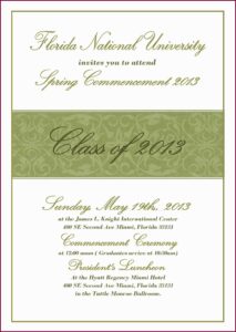 Graduation Ceremony Invitation Wording