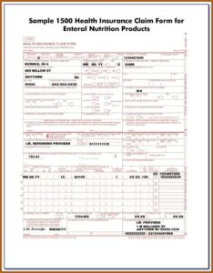 Hcfa 1500 Blank Form