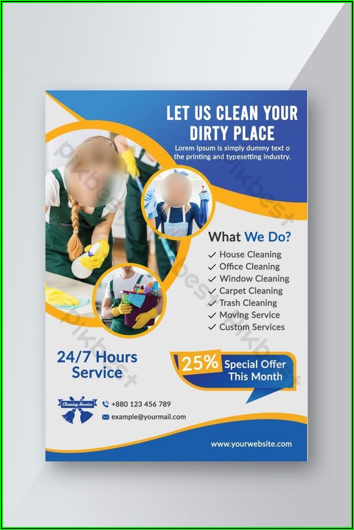 House Cleaning Services Flyers Samples