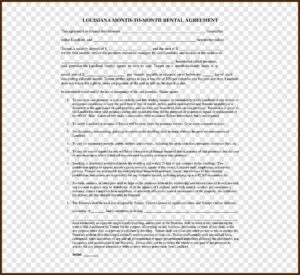 House Rental Agreement Contract Template