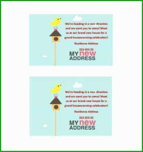 Housewarming Invite Template