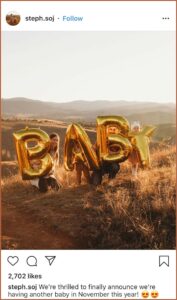 Instagram Pregnancy Announcement Caption
