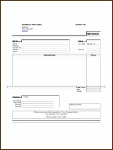 Invoice Sample Template Download