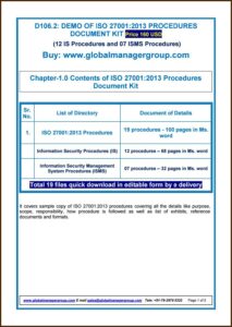 Iso 27001 Scope Document Template