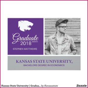Kansas State University Graduation Invitations