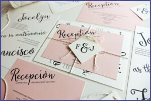 Light Pink Wedding Invitations