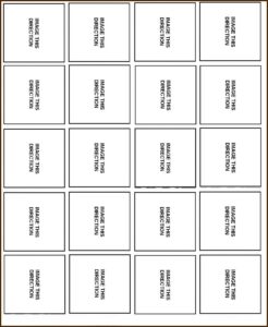 Lip Balm Labels Template