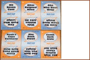 Mad Gab Pregnancy Announcement Cards