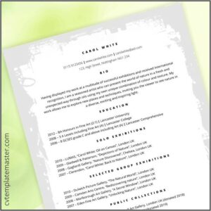 Makeup Artist Objective Resume Sample