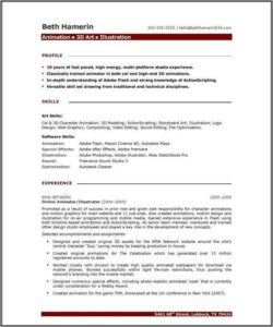 Makeup Artist Resume Sample Template