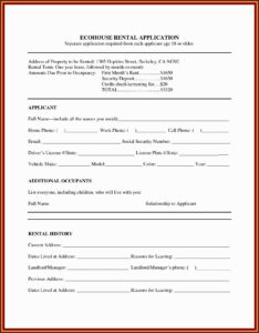 Microsoft Rental Agreement Template