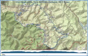 Monongahela National Forest Trail Map