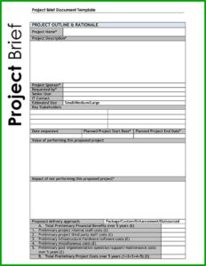 Ms Excel Project Planning Template