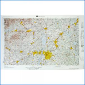 Nevada Raised Relief Map
