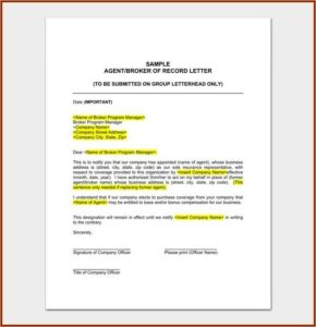 New Real Estate Agent Announcement Letter Samples