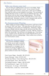 Newspaper Wedding Announcement Template